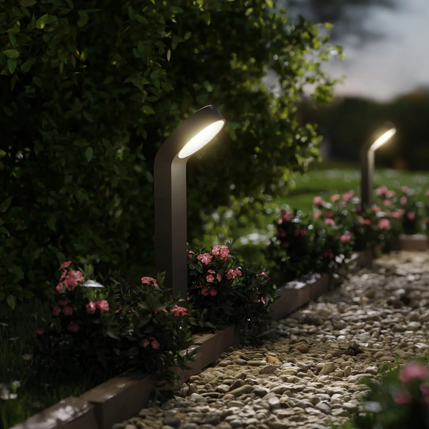Rendl Light Studio Elia stalp exterior LED antracit