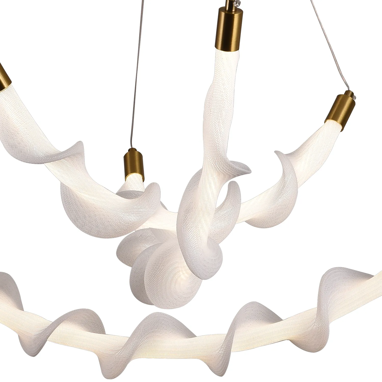 Alessandro Design UNDA lustra LED suspendata 28W alba