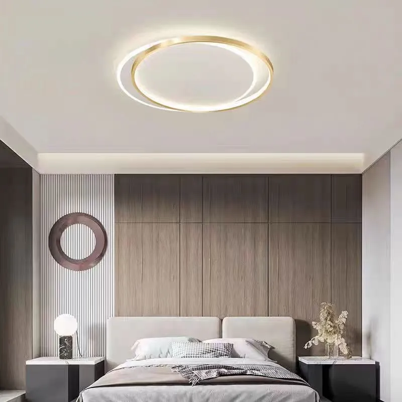 Alessandro Design SOLARA 51W Lustra LED Alba Aurie 2 Cercuri