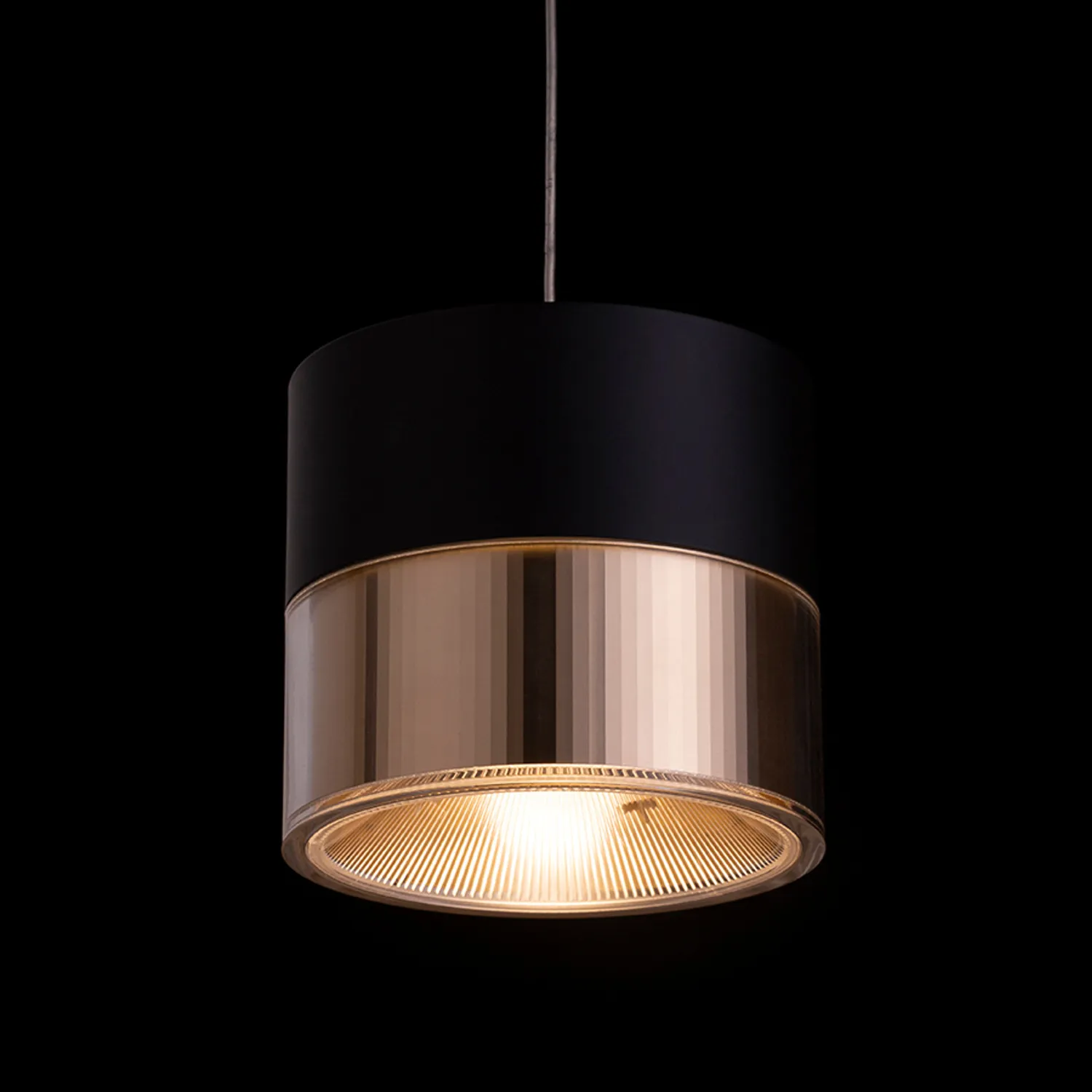 Rendl Light Studio Juniper pendul LED negru auriu