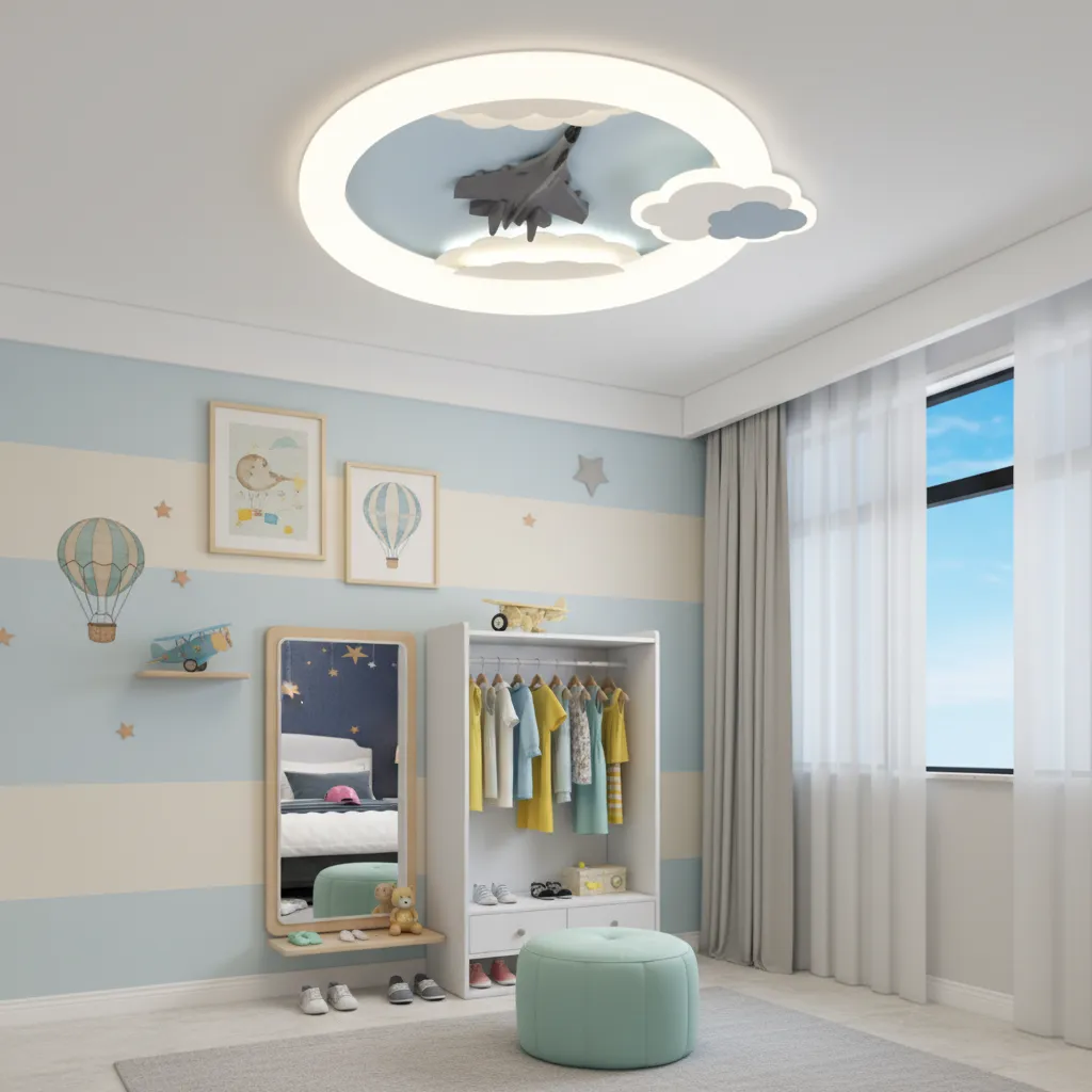 Alessandro Design lustra LED albastra 72W 50cm