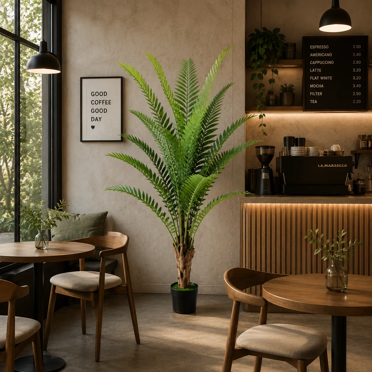 Alessandro Design Roystonea Regia planta artificiala 200 cm verde