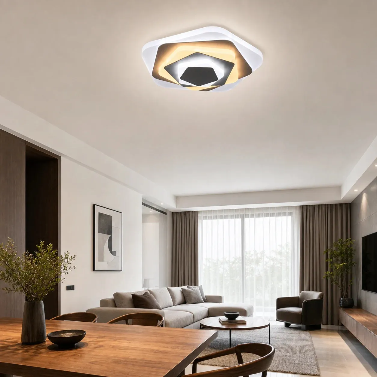 Alessandro Design SIENA 40W lustra LED alba 23cm