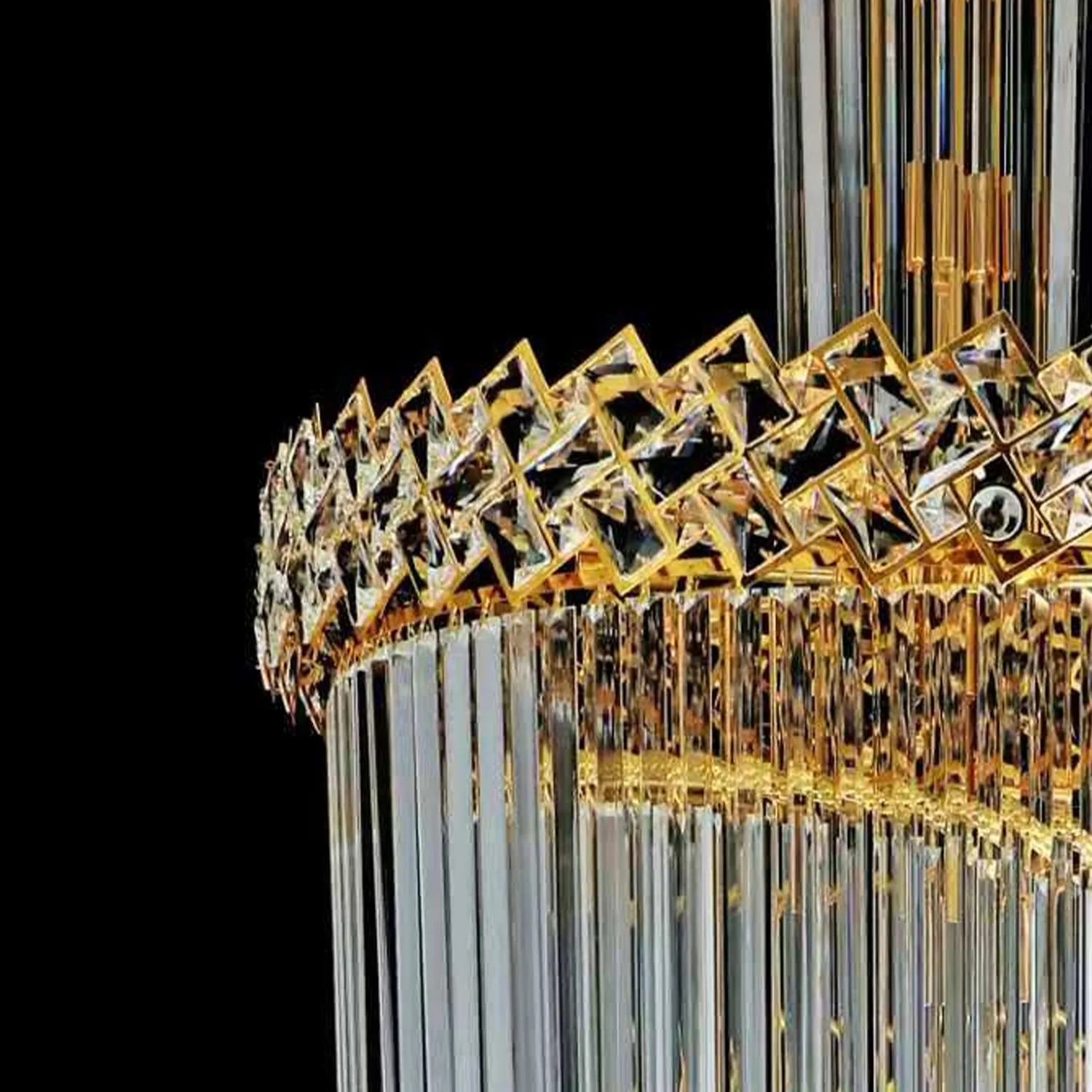 Alessandro Design CC800 lustra cristal aurie D70cm 33xE14
