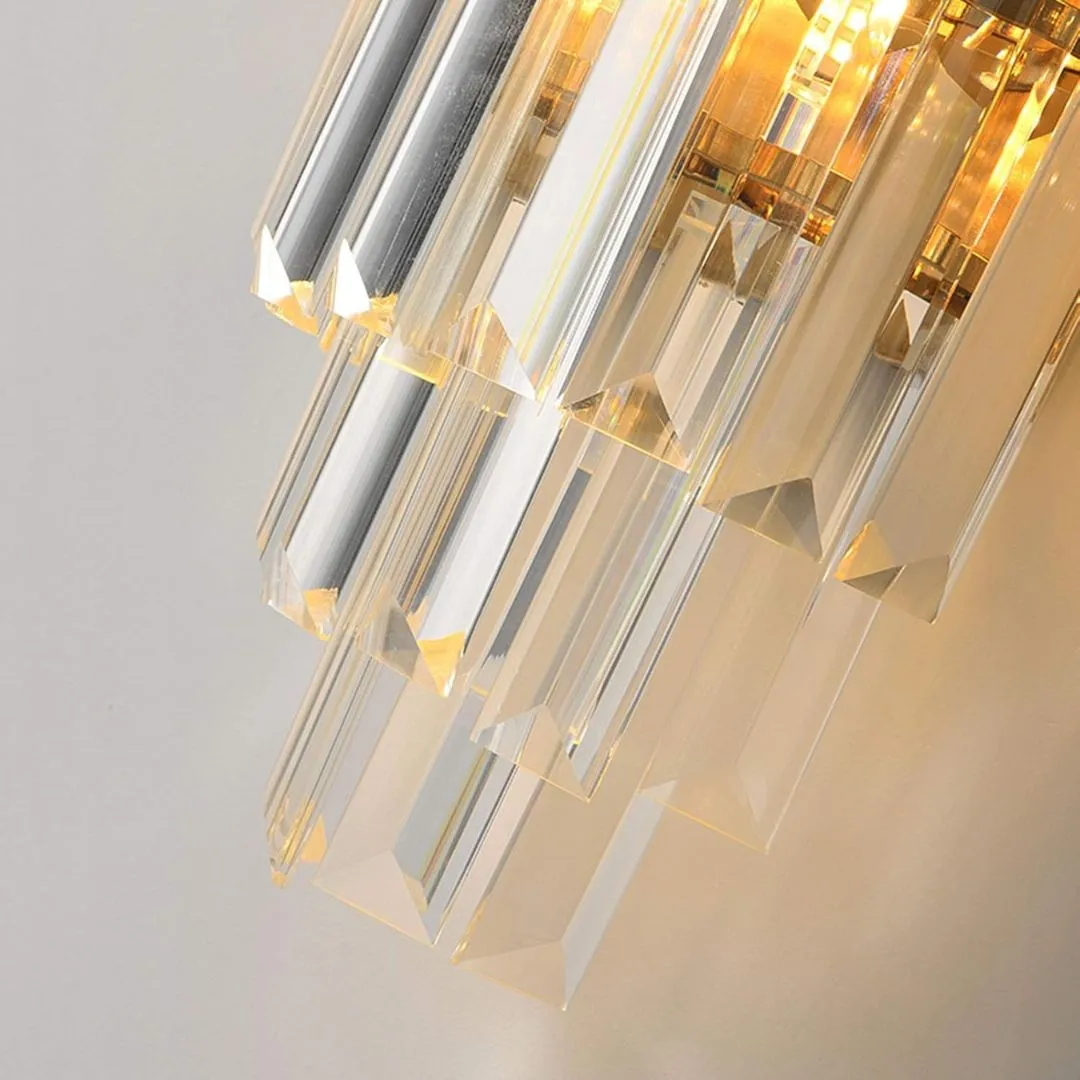 Alessandro Design BLOIS Piccolo aplica cristal aurie 2xE14