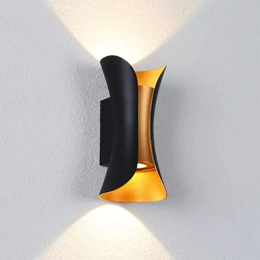 Alessandro Design Pauline aplica LED exterior 10W negru-auriu