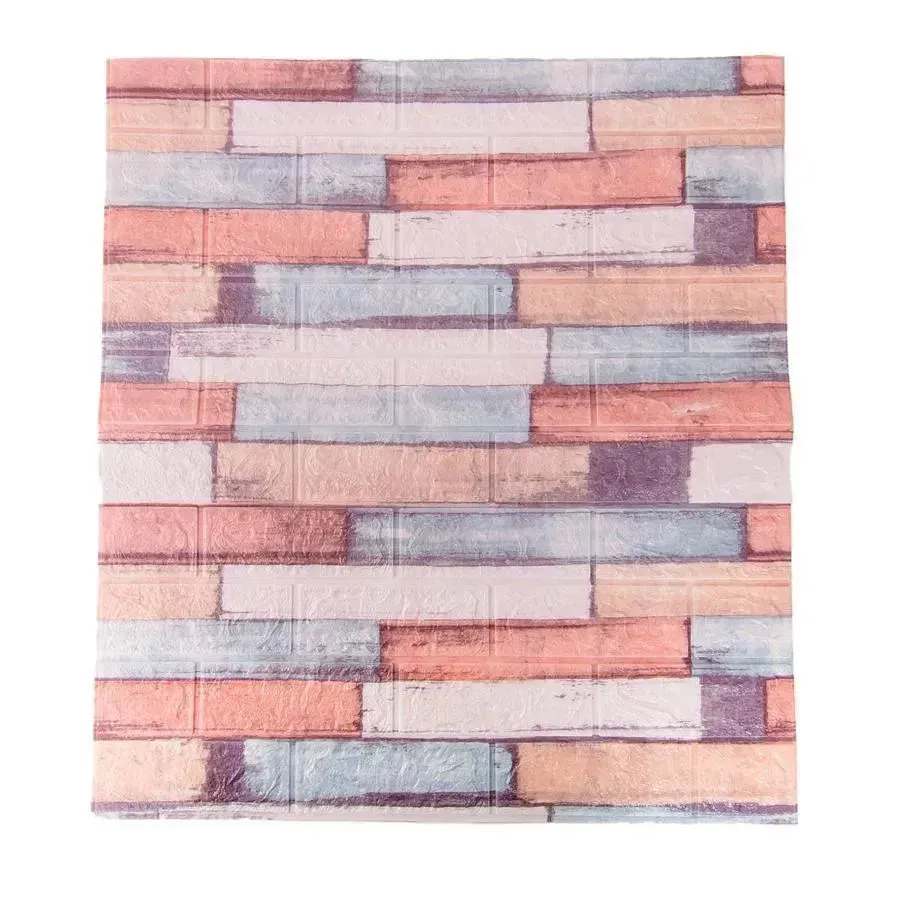 Alessandro Design tapet 3D autoadeziv cărămizi multicolor 10 buc
