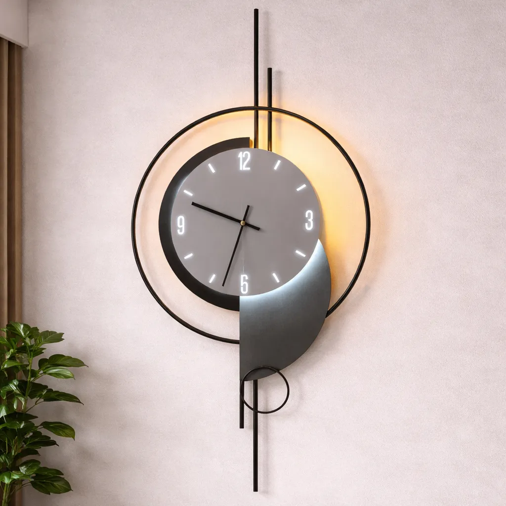 Alessandro Design ARTY 80x40cm aplica LED neagra 3 temperaturi