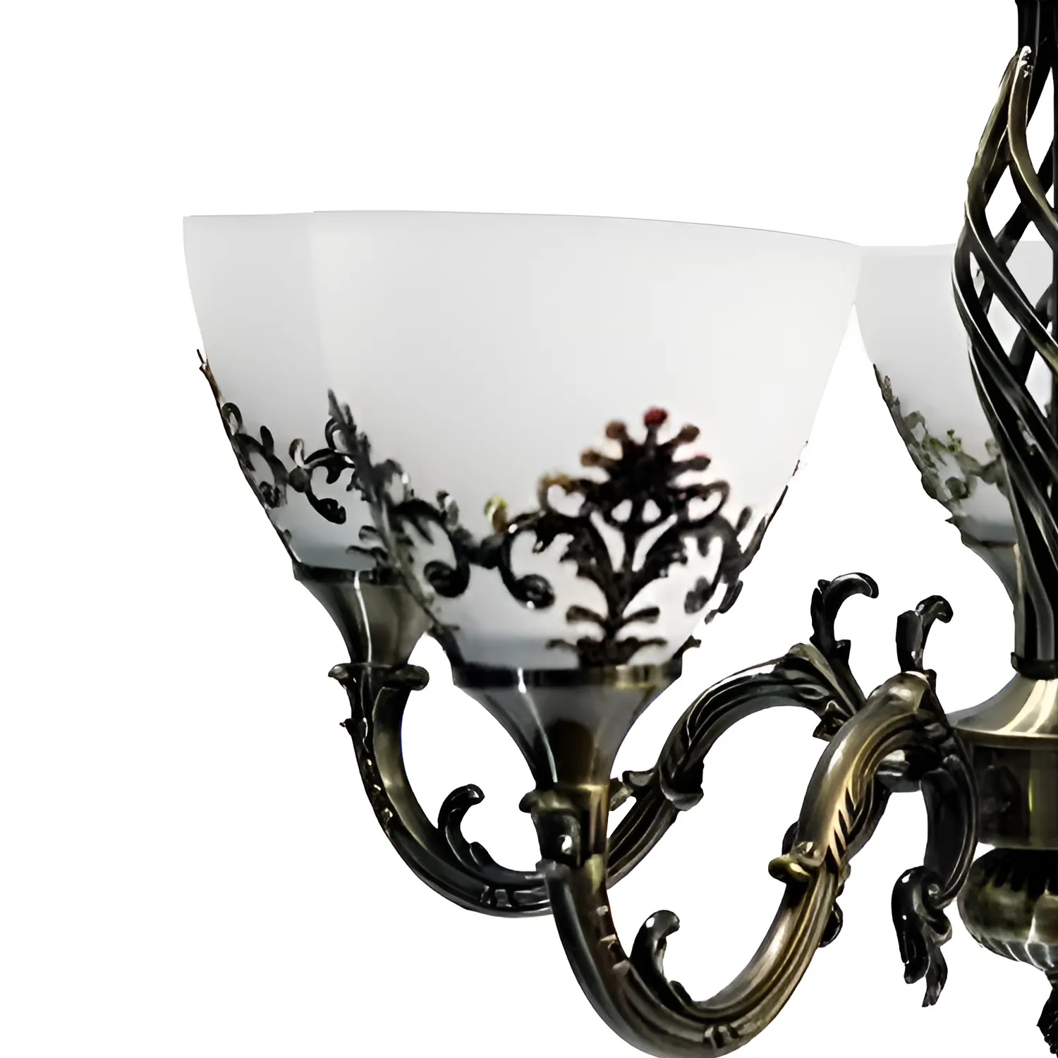 Alessandro Design COTTAGE candelabru 5xE27 bronz antic