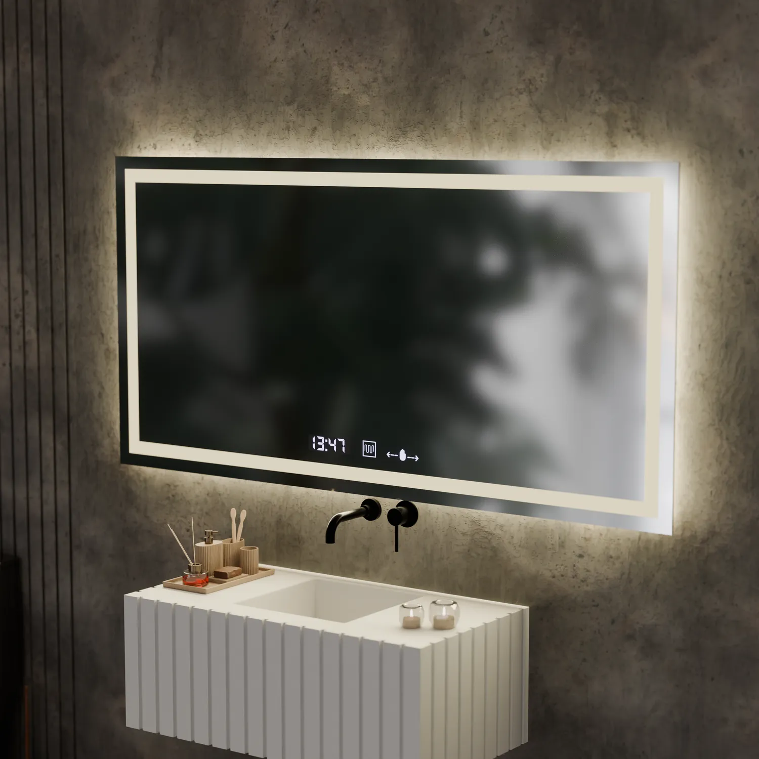 Alessandro Design Verite Marcello oglindă LED 120x60cm