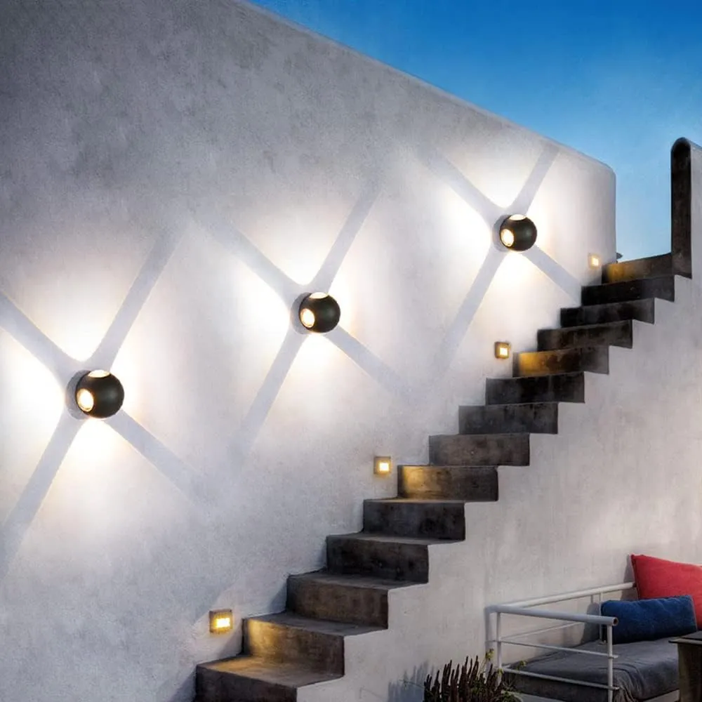 Alessandro Design AX240 Aplica LED Exterior Neagra 3000K