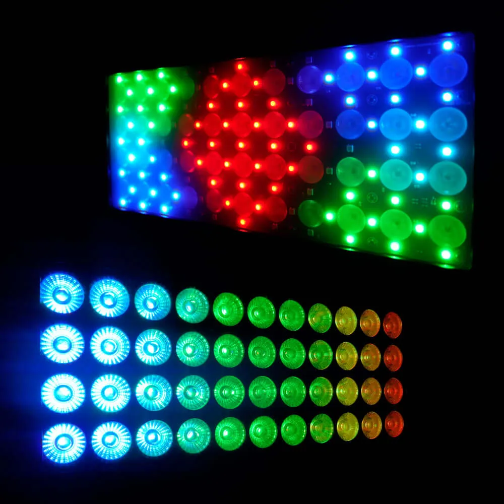 ShockCore Flood proiector LED 44x10W RGBW frost