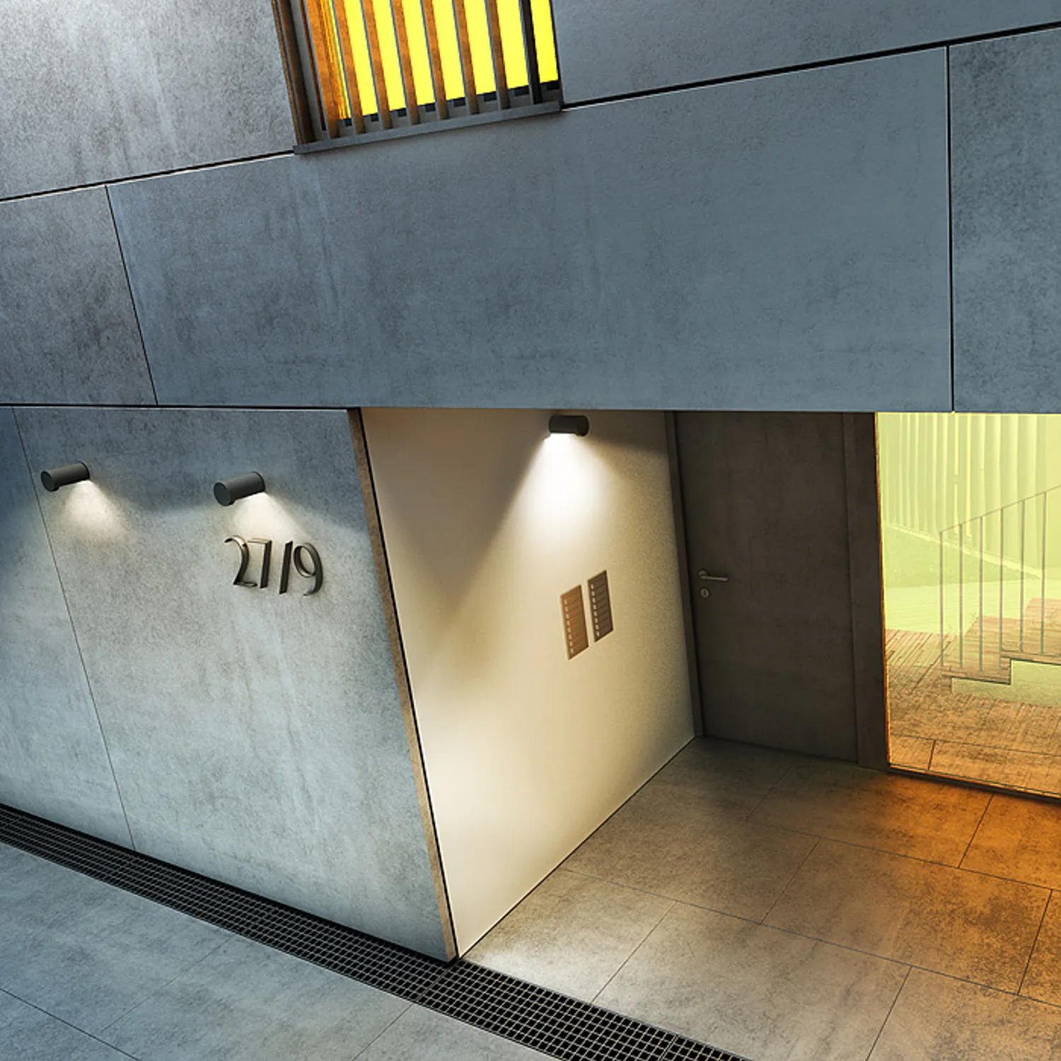 Rendl Light Studio Sonet aplica perete exterior IP54 antracit