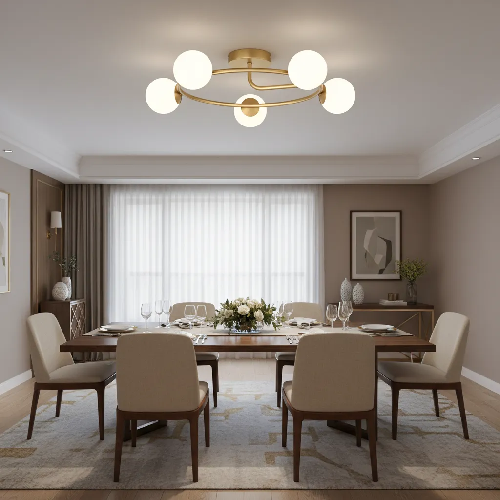 Alessandro Design ORBIT 5xE27 candelabru auriu 72 cm