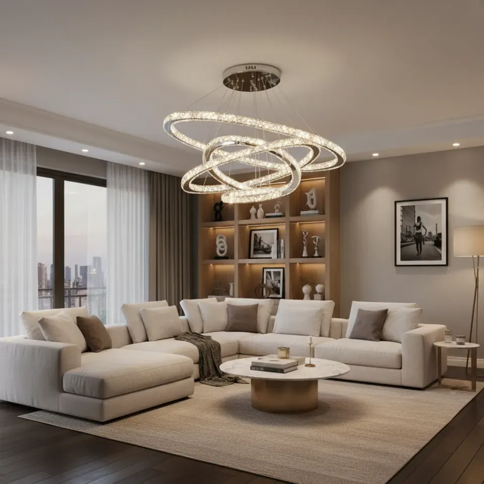 Alessandro Design PRISM Luminis candelabru LED 210W 4 cercuri