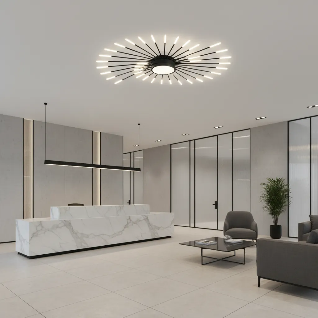 KALESA Grande Supremo lustra LED 130 cm alba 42W
