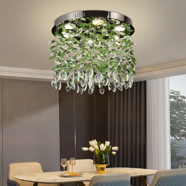Alessandro Design LLC211/400GN candelabru LED cristale verzi
