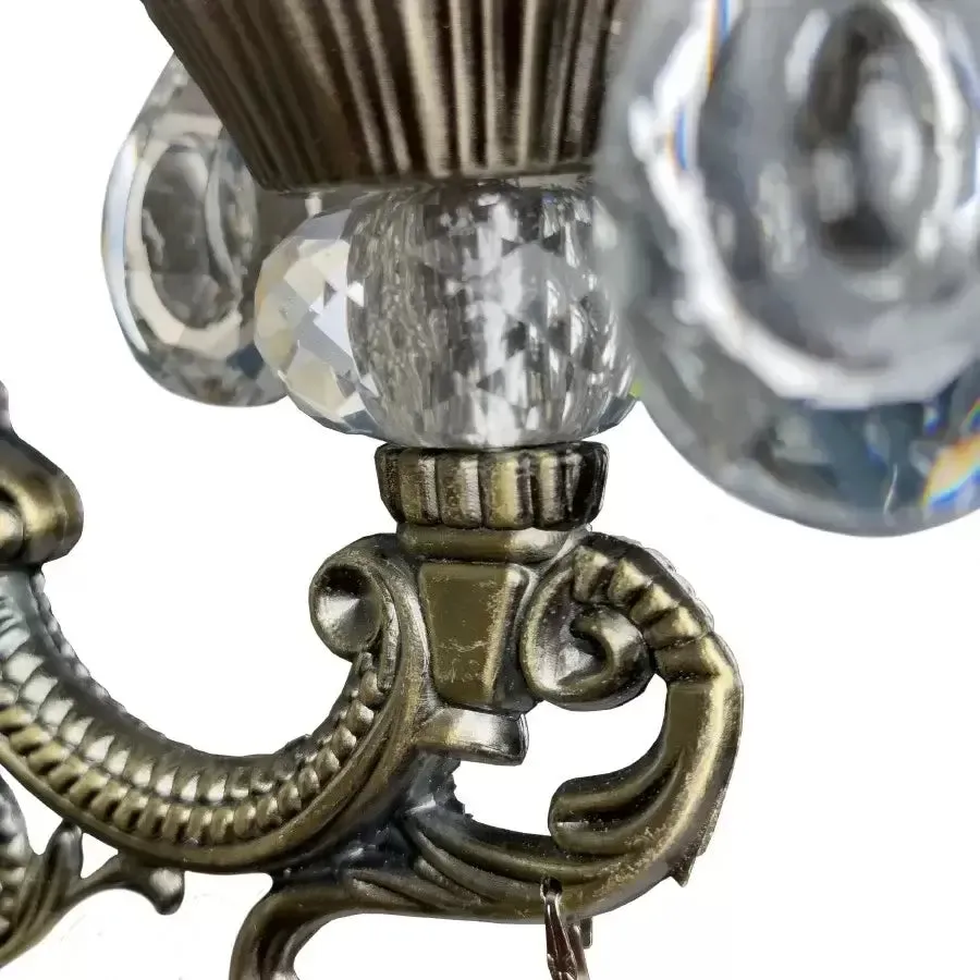 Alessandro Design SANSSOUCI Picollo aplică cristal alamă 1xE14