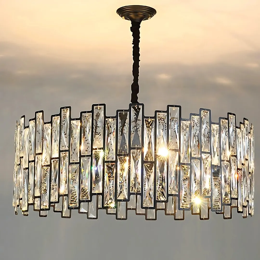 Alessandro Design Malbork Eleganza candelabru 8xE14 negru 49cm