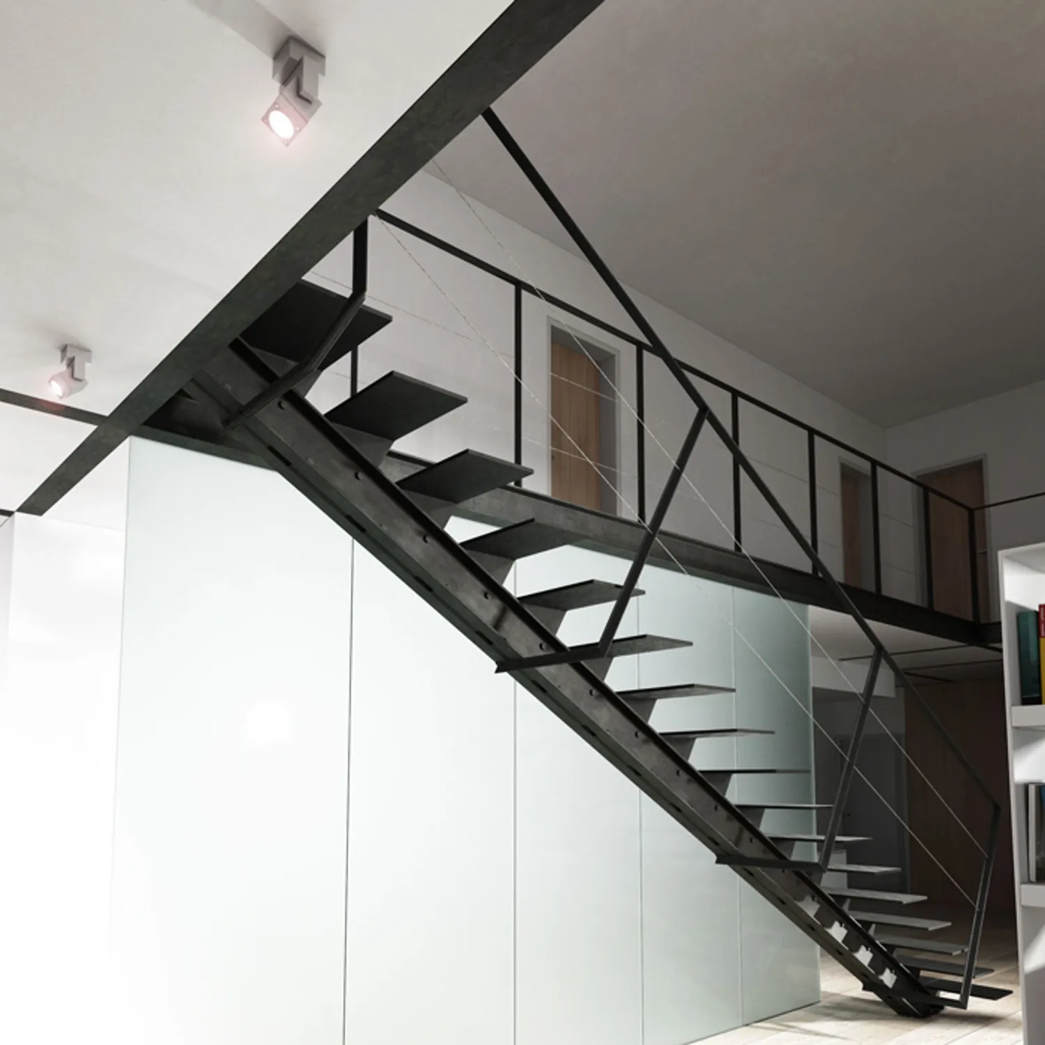 Rendl Light Studio Casso Vippbar spot aluminiu