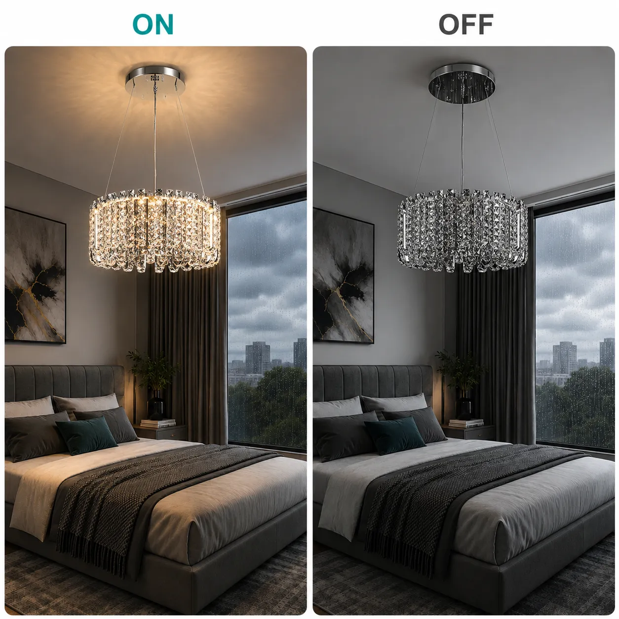 Alessandro Design TURKMENABAT Magno candelabru LED cristal 35W