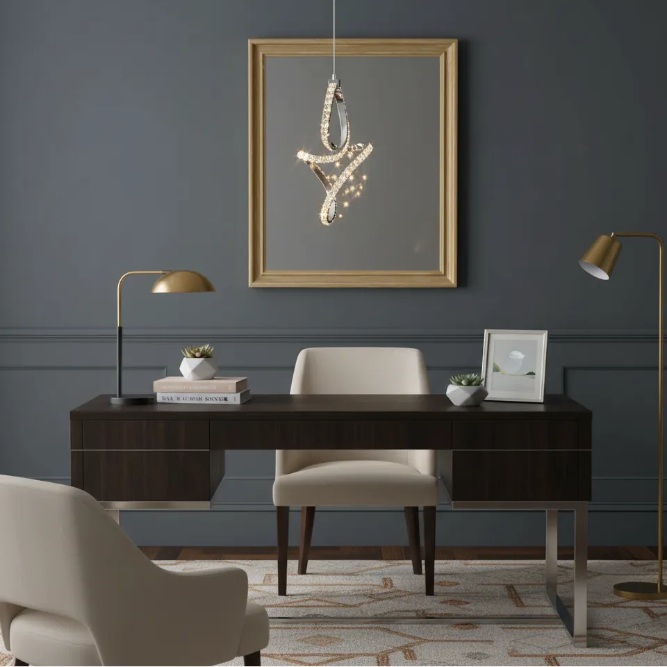Alessandro Design Osiris candelabru pendul LED 24W crom