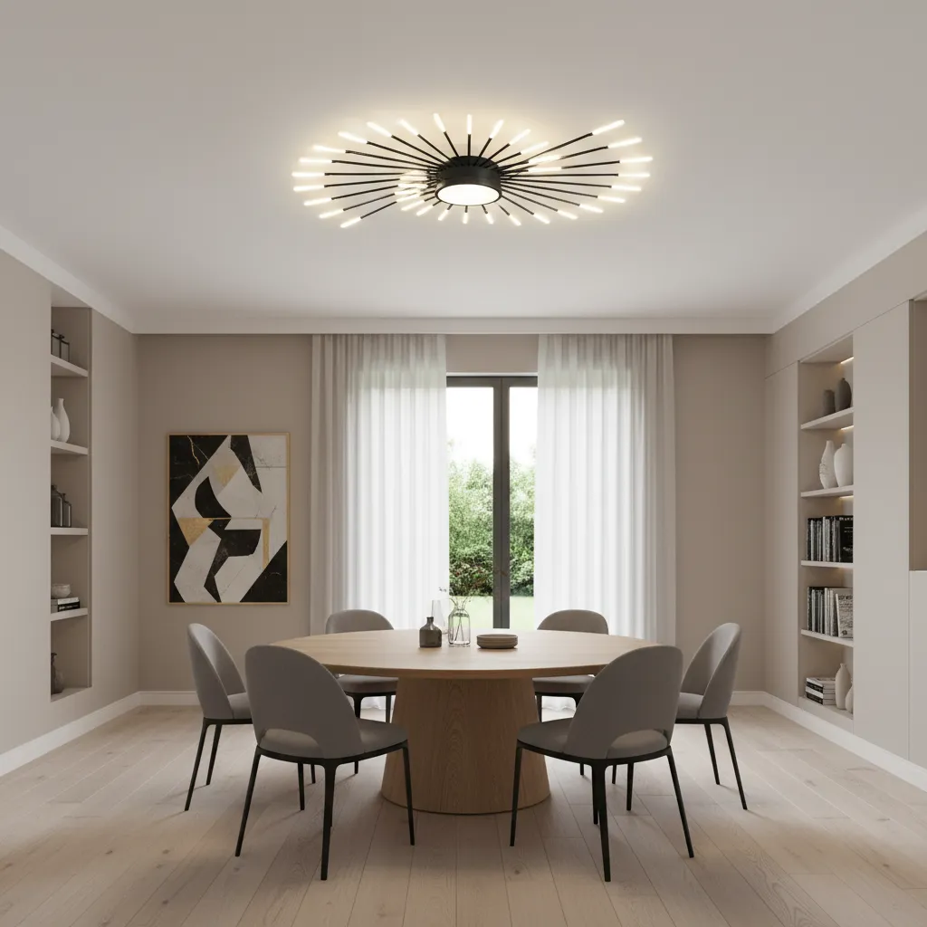 Alessandro Design Kalesa Grande lustra LED alba 28W 4000K