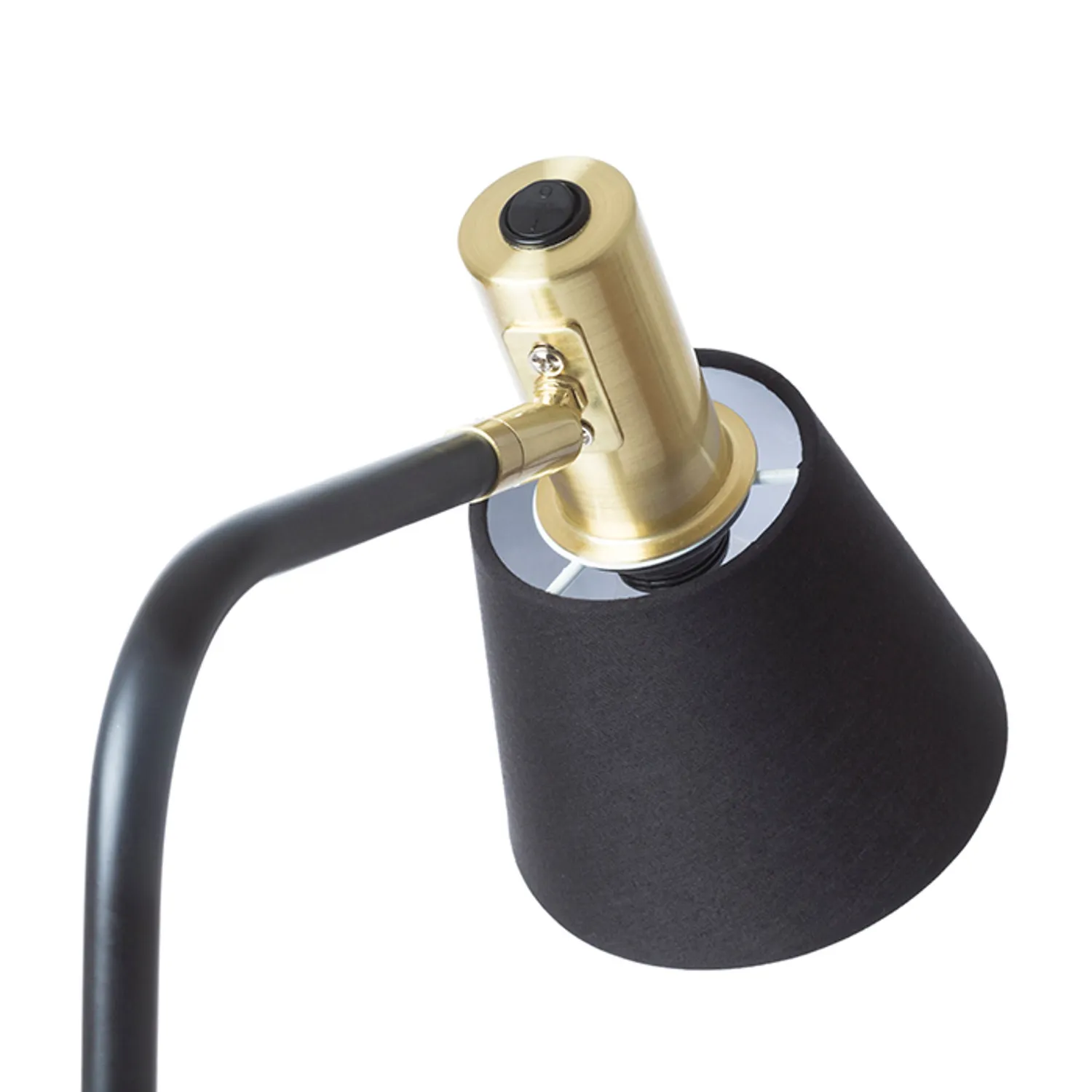 Rendl Light Studio Icar Golv lampadar negru-auriu E27