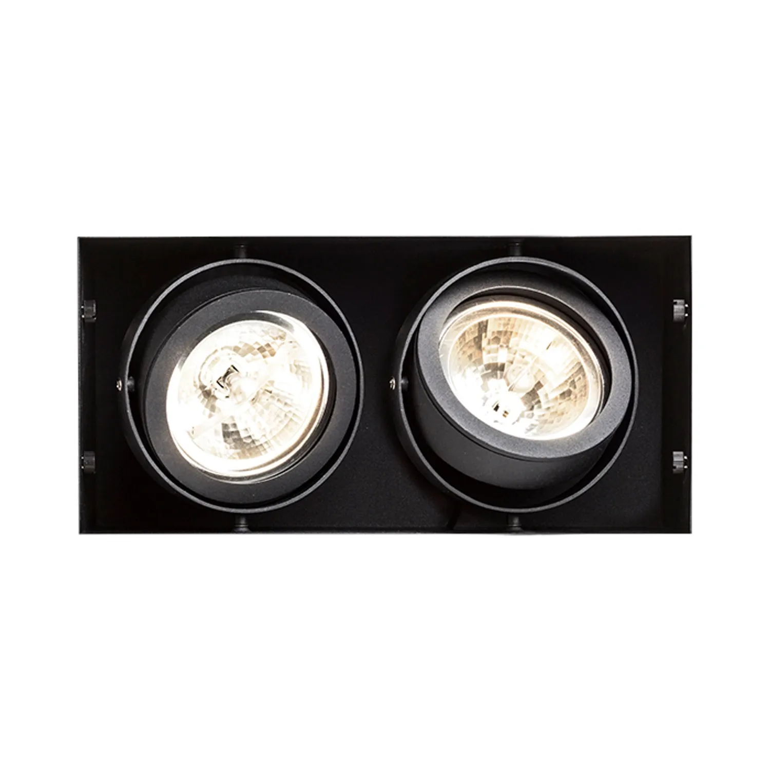Rendl Electra II G53 spot incastrat dublu negru 12V