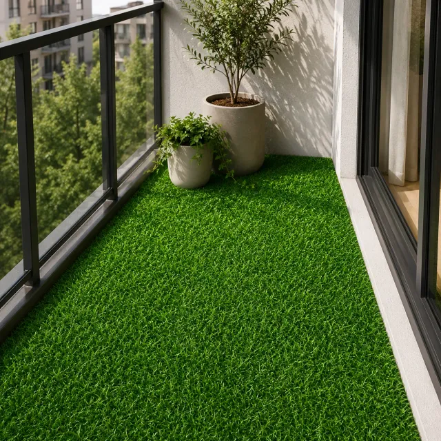 Alessandro Design gazon artificial exterior 2x25 m verde 2 cm