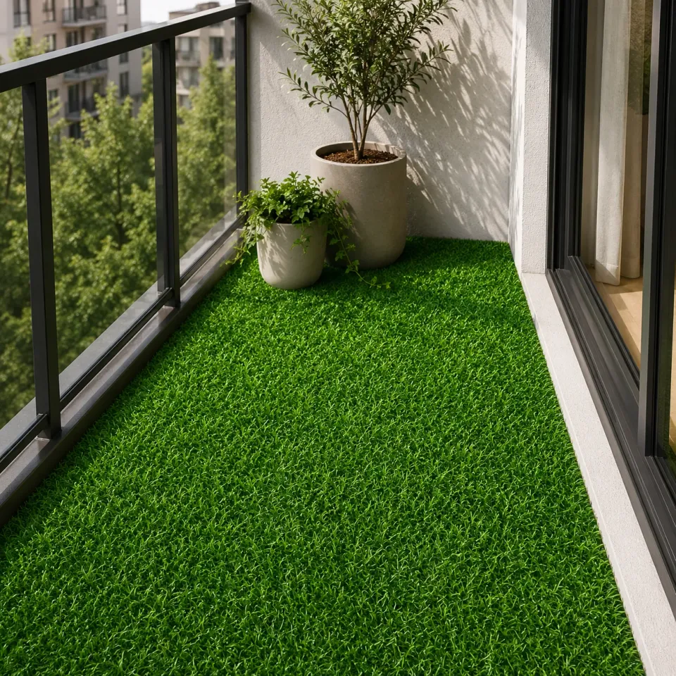 Alessandro Design gazon artificial exterior 2x25 m verde 2 cm