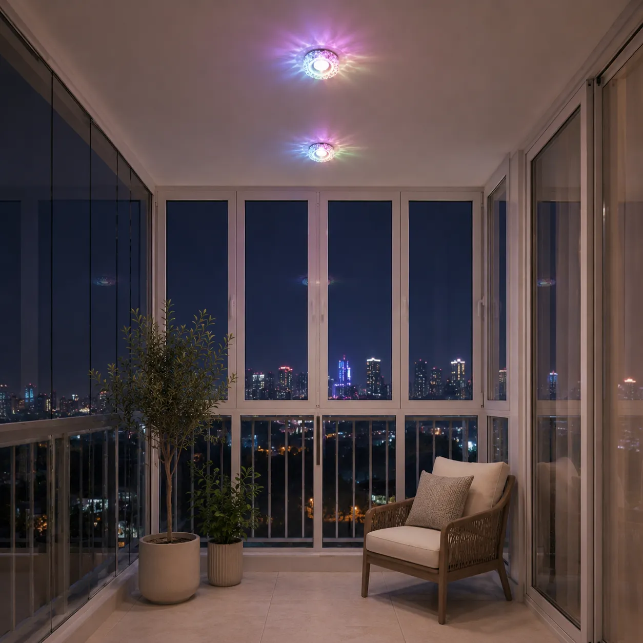 Alessandro Design ORBITA Spot LED Alb 5W Rece + RGB