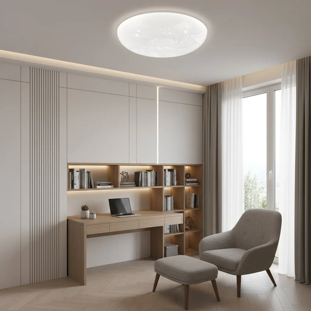 Alessandro Design plafoniera LED 31W alba 35cm 3000K-6000K