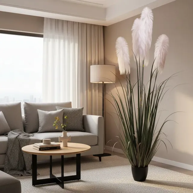 Alessandro Design iarba artificiala 200cm verde-gri 4 fire
