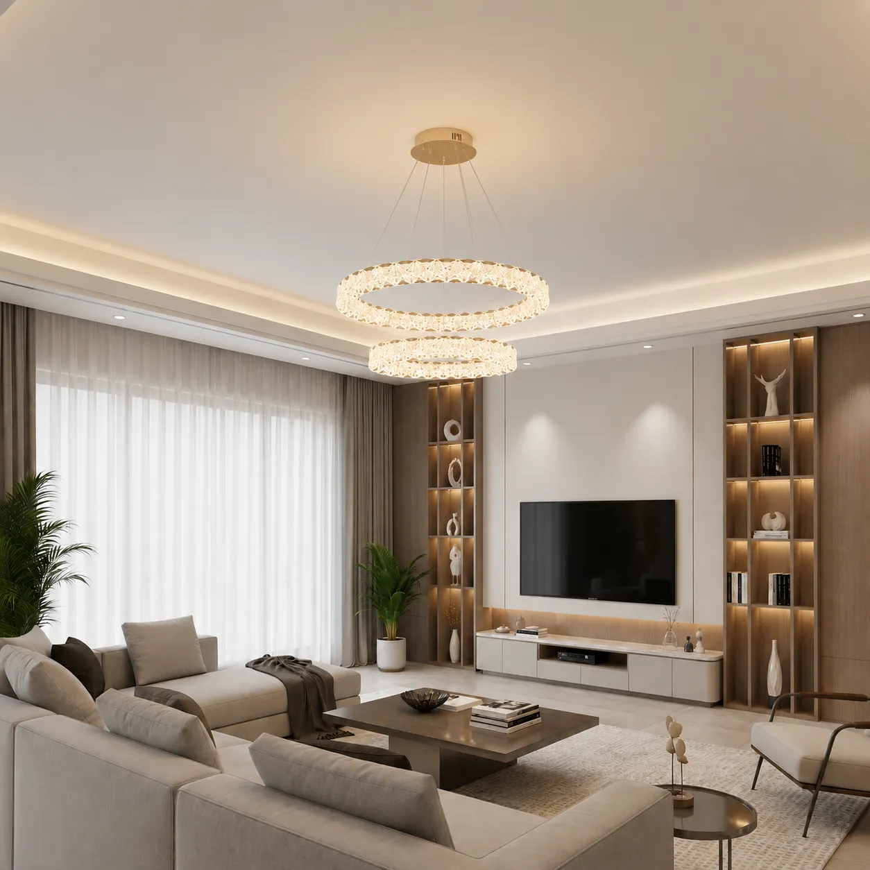 Alessandro Design SHELP candelabru LED auriu 60cm cu telecomanda