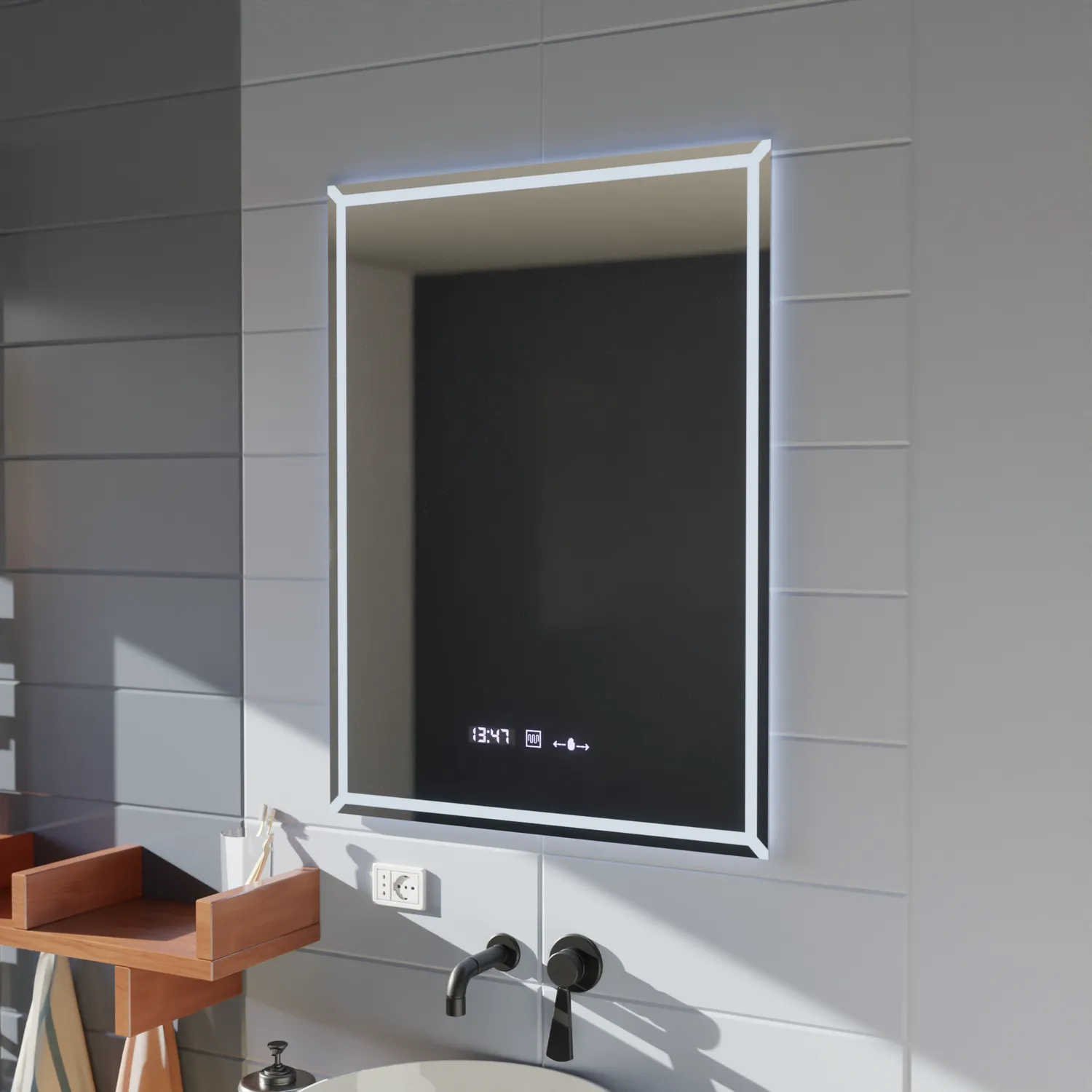 Alessandro Design Marcello VillayTouch oglinda LED 60x80cm antiaburire