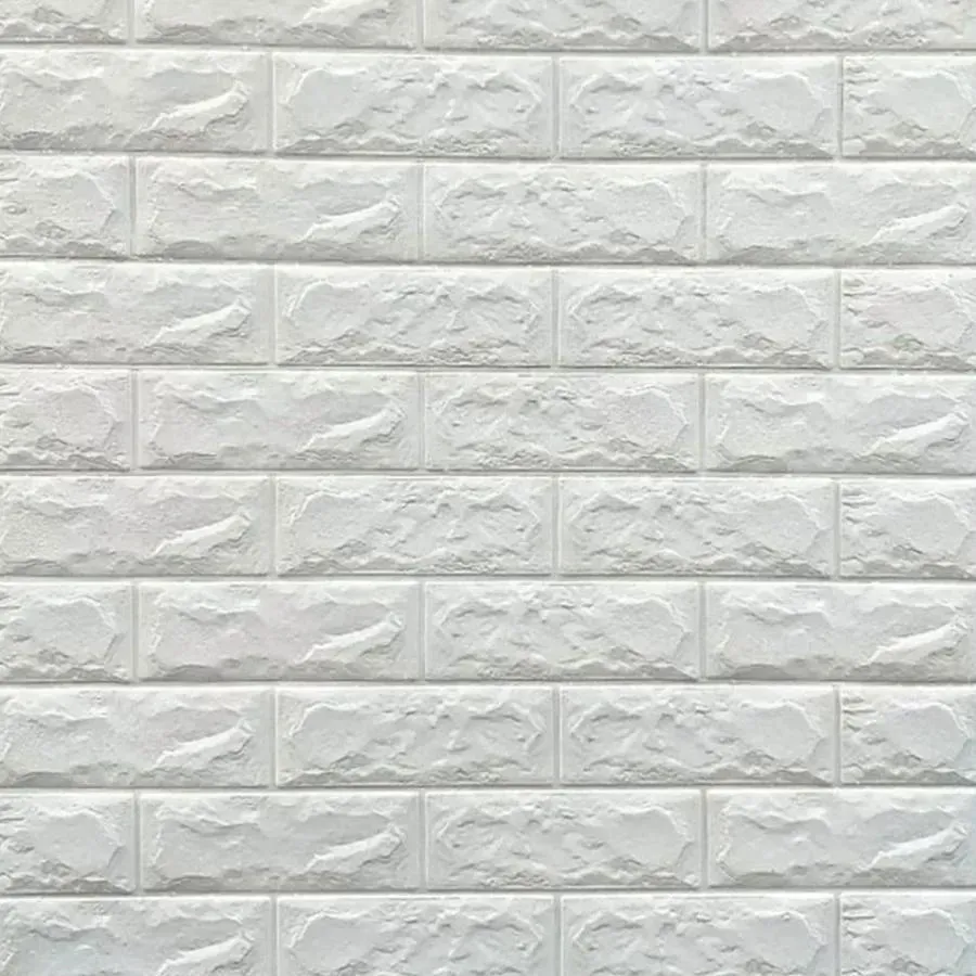Alessandro Design tapet 3D caramizi albe 70x77cm set 10 buc