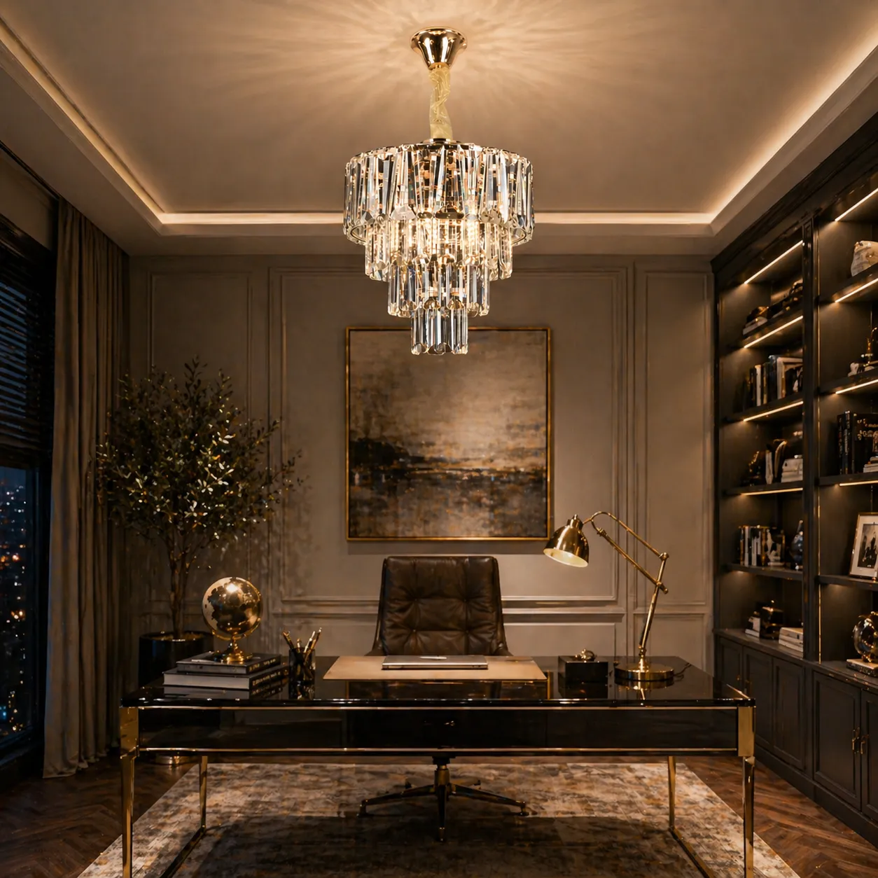 Alessandro Design Valmont Petito candelabru 3xE14 auriu