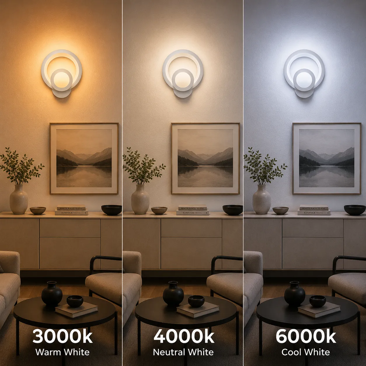 Alessandro Design Urbanist 19W aplica LED rotunda alba