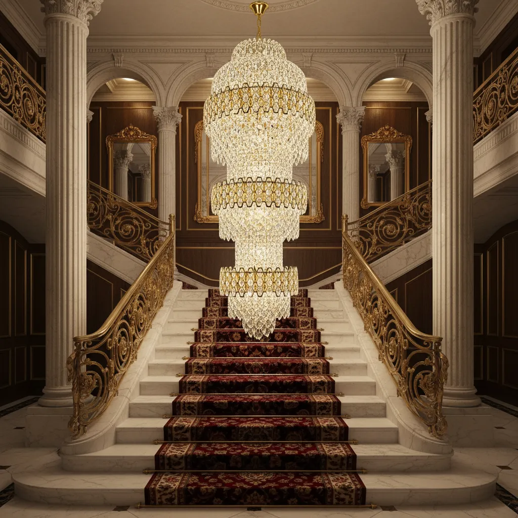 Alessandro Design TRIO Regalis candelabru cristal 63xE14 auriu