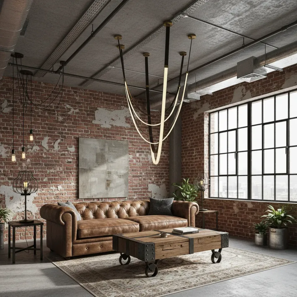 Alessandro Design Aria Largo candelabru LED negru 31W cald