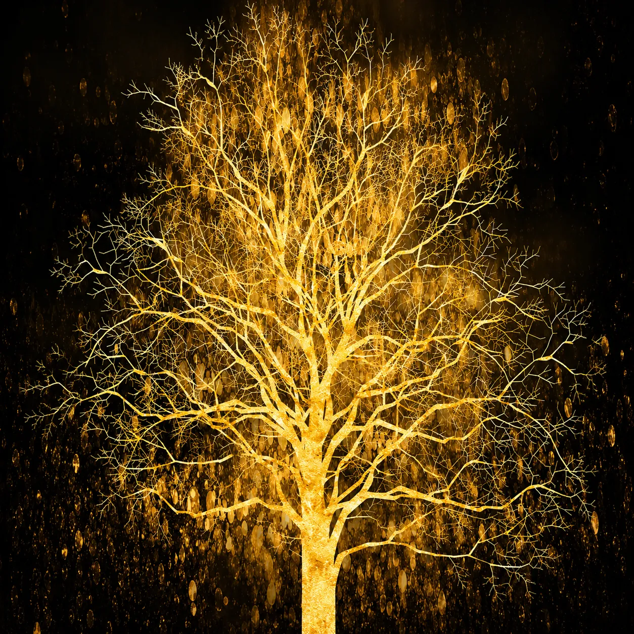 Alessandro Design Golden Tree tablou LED 60x120 cm 24W neutru