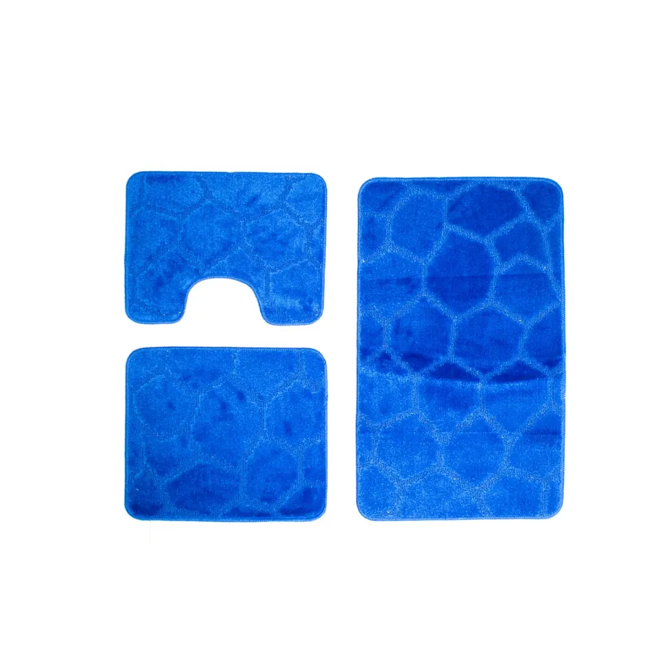 Alessandro Design set 3 covorase baie albastre 50x40 cm