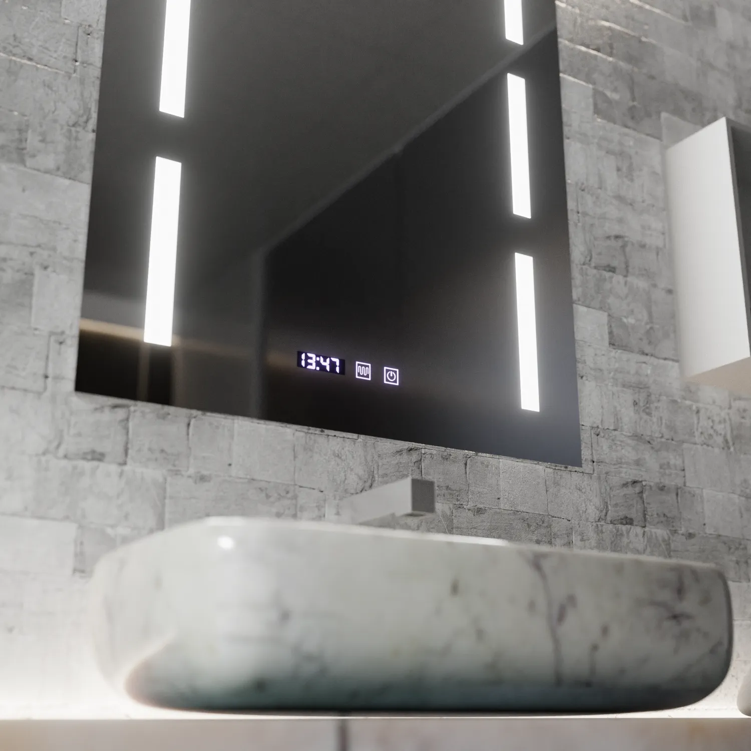Alessandro Design Erich S86 oglinda LED 60x80 cm dezaburire