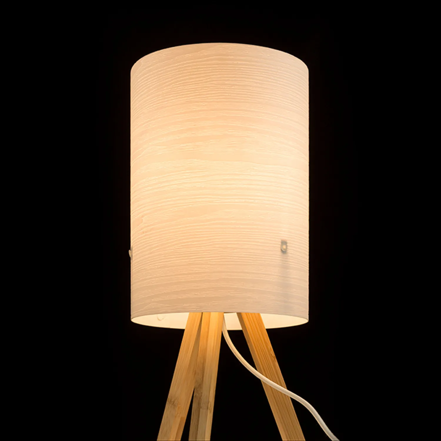 Rendl Light Studio Rumba lampă de masă alb PVC lemn
