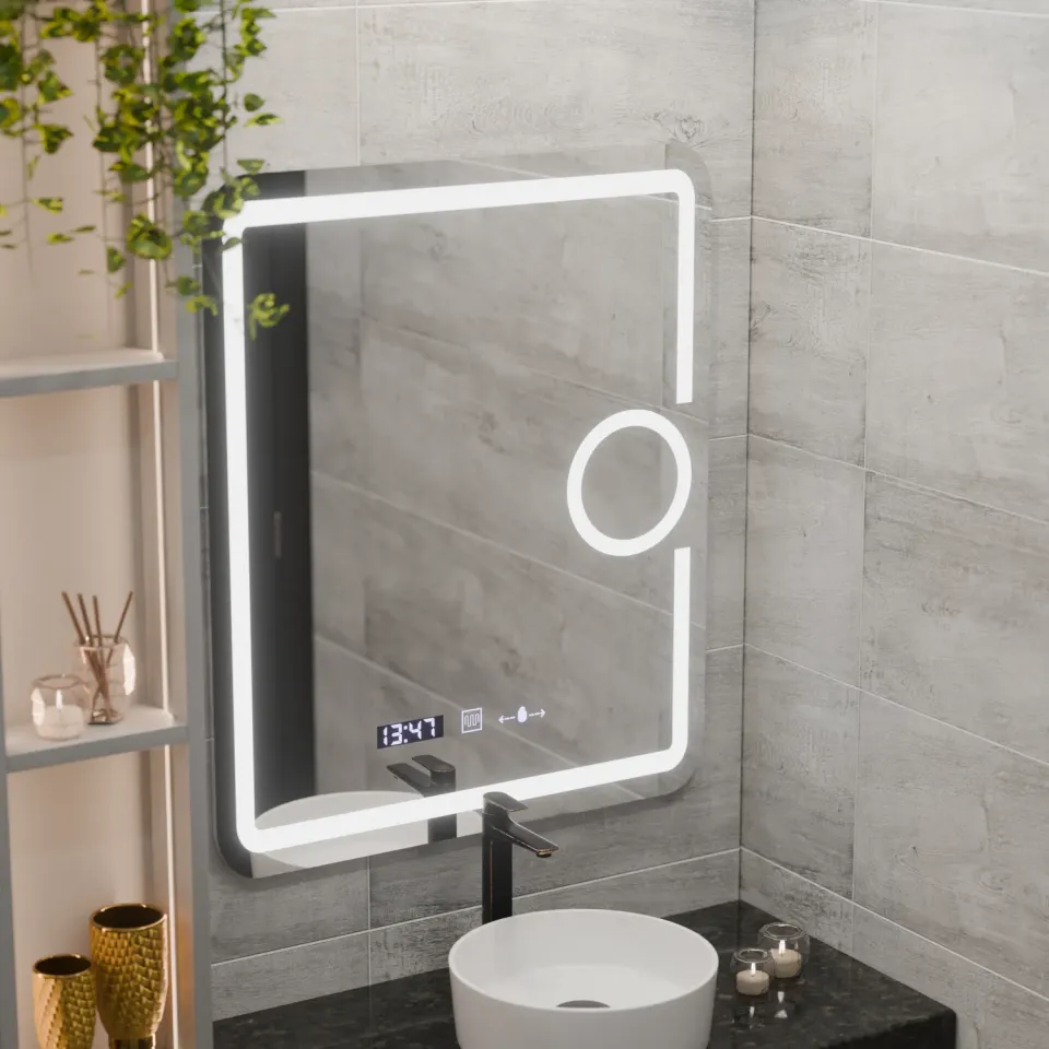 Alessandro Design Eclat Marcello oglinda LED 75x90 dimabila