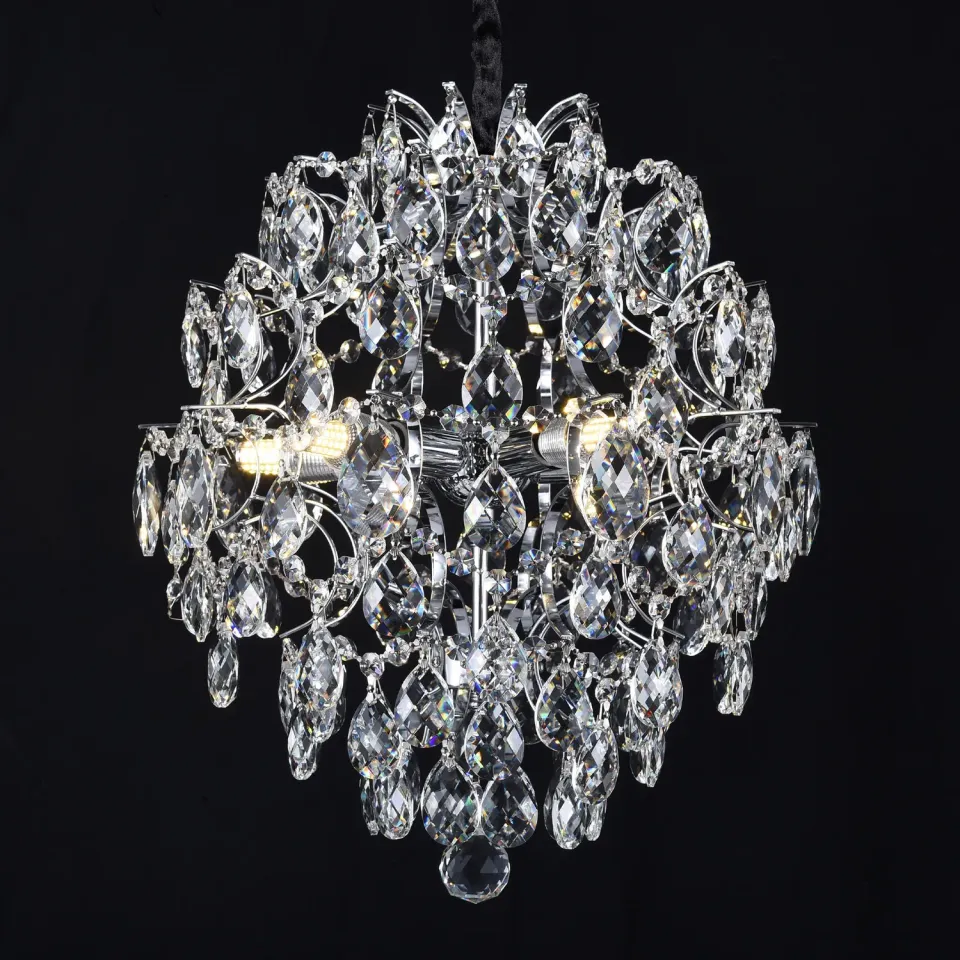 Alessandro Design Crystara Nobile candelabru 5xE14 40cm crom