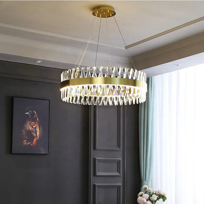 Alessandro Design Caserta lustra LED 68W aurie 60cm