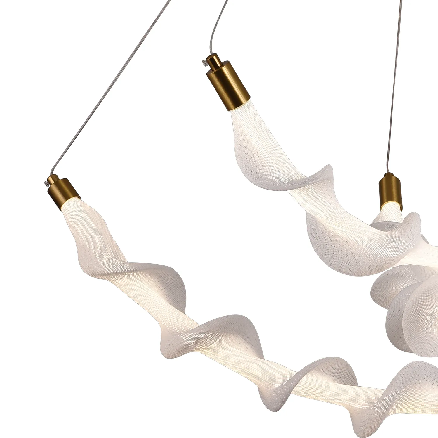Alessandro Design UNDA lustra LED suspendata 28W alba