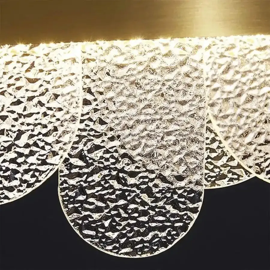 Alessandro Design Alvaro 128W candelabru LED auriu cristale